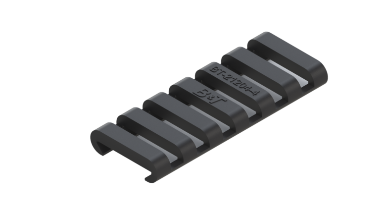B&T Rubber Rail Cover Skeleton 7-Slot noir